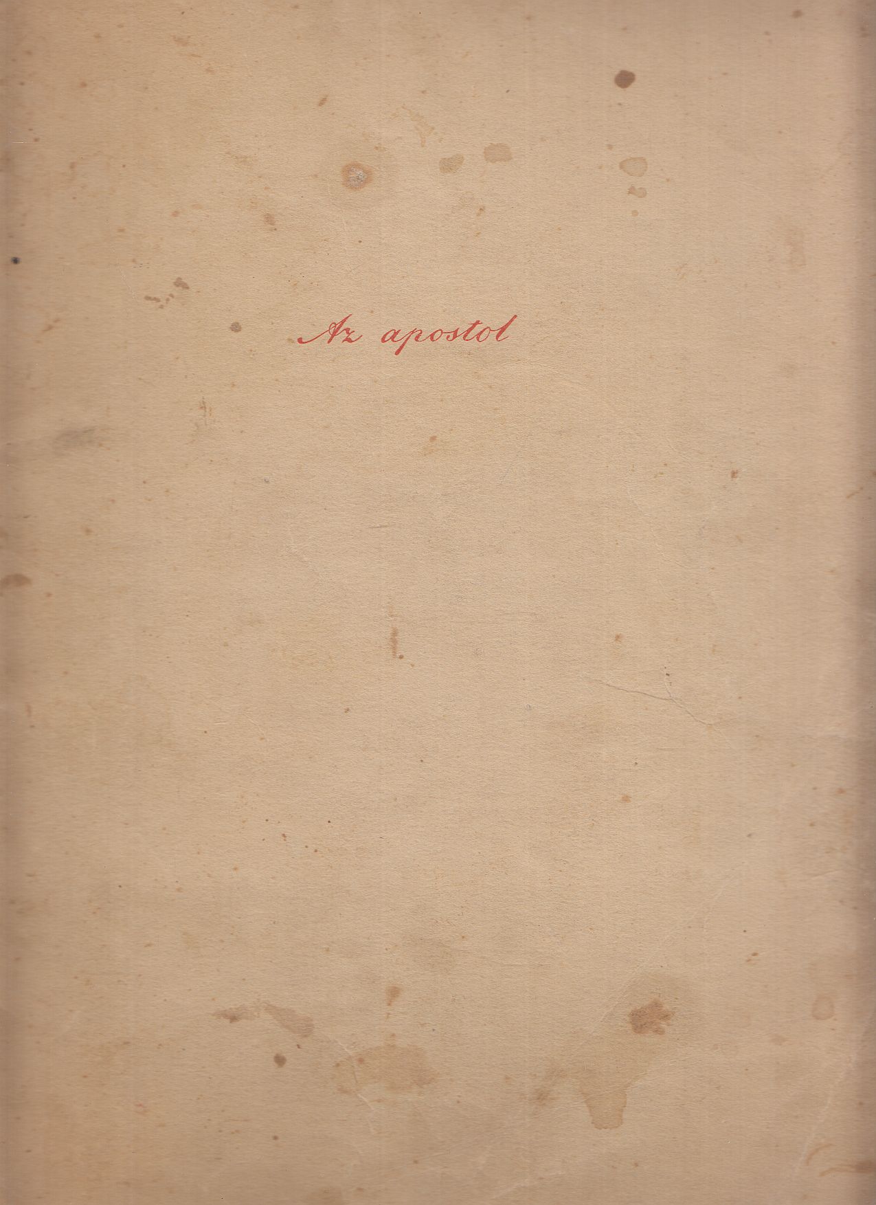 Petőfi Sándor - Az apostol (reprint) Petőfi Sándor - Az apostol (reprint), null 0 antikvár könyv