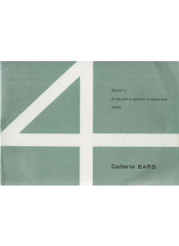 Valerio Mariani - Mostra di quattro pittori ungheresi nella Galleria Bars Valerio Mariani - Mostra di quattro pittori ungheresi nella Galleria Bars, Roma 1962 antikvár könyv
