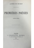 Musset, Alfred de - Premiéres Poésies 1829-1835