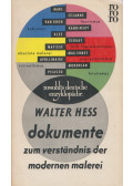 Hess, Walter - Dokumente zum Verständnis der modernen Malerei