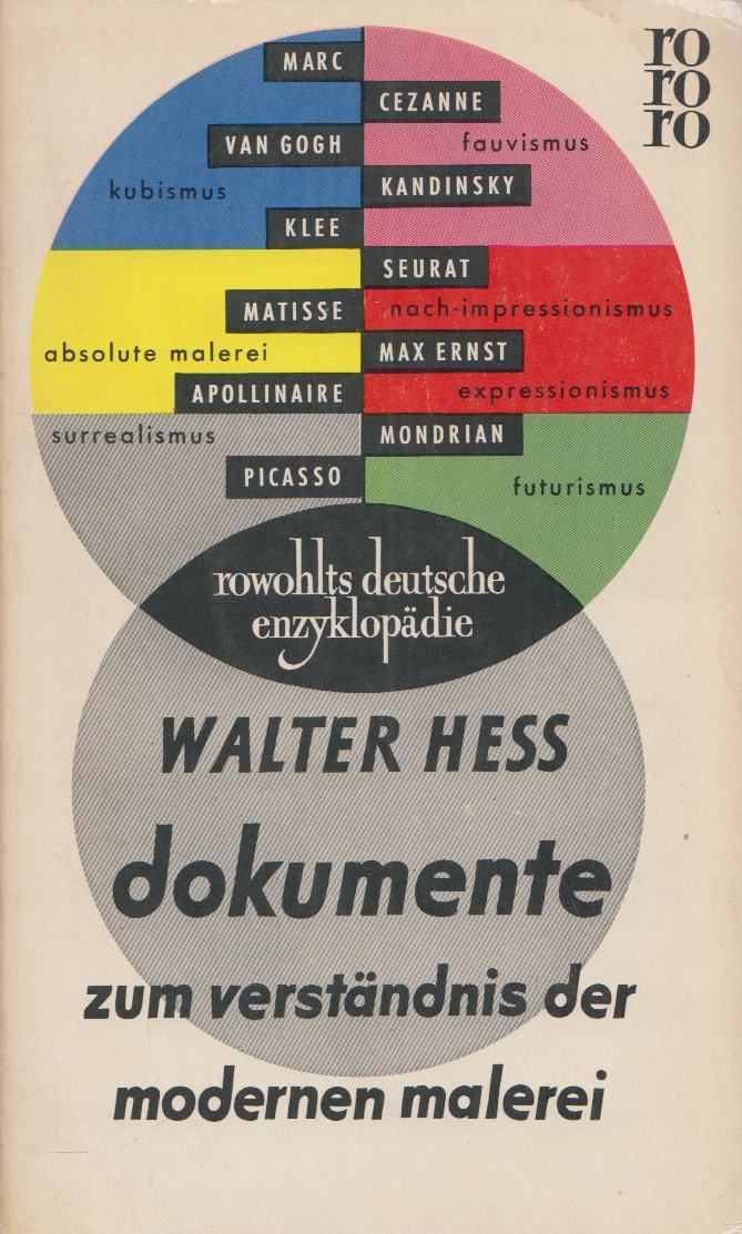 Hess, Walter - Dokumente zum Verständnis der modernen Malerei