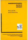 Bisztray Ádám - Bulletin No. 57: Abstracts of the selected publications issued in 1983