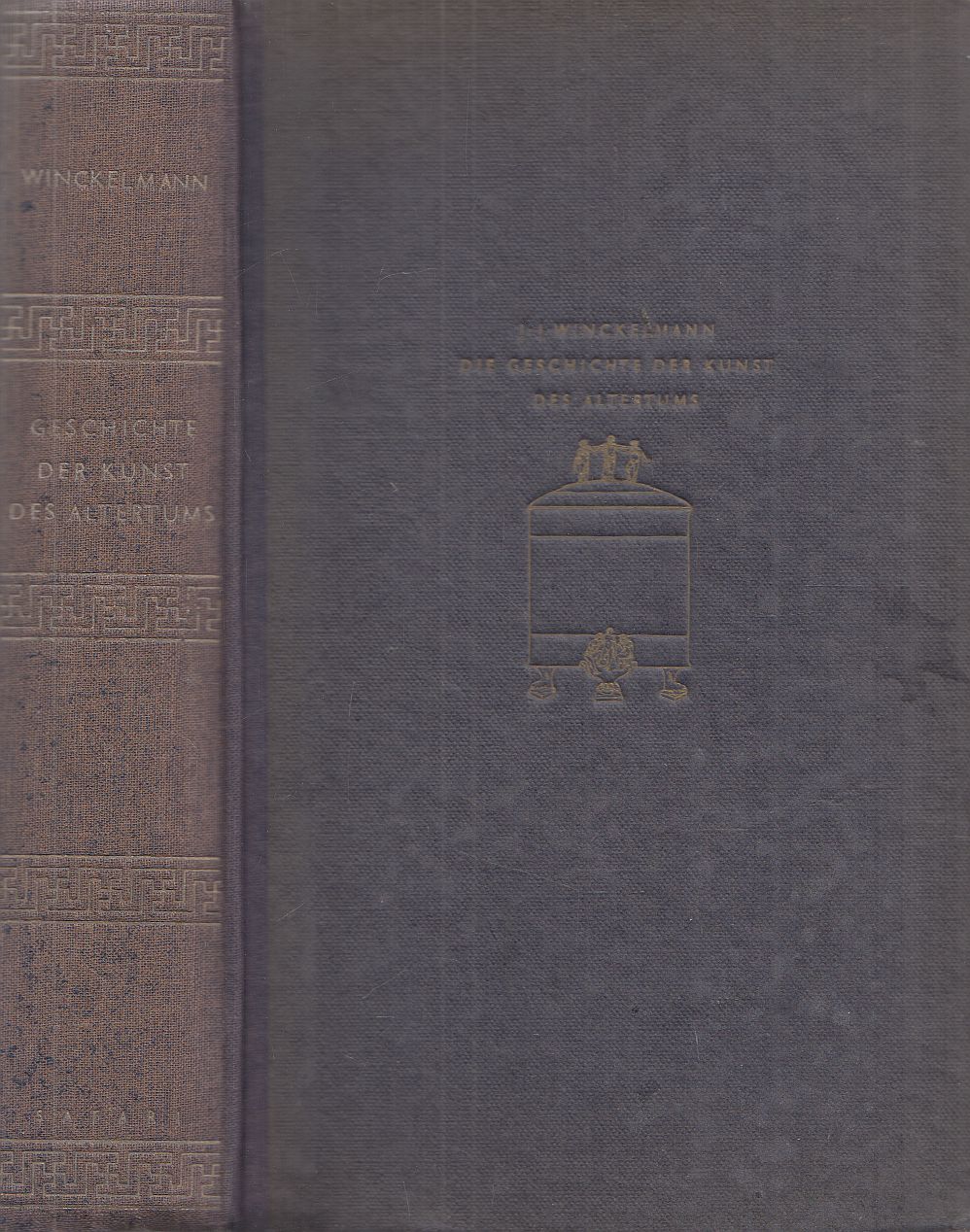 Johann Joachim Winckelmann - Geschichte der Kunst des Altertums Johann Joachim Winckelmann - Geschichte der Kunst des Altertums, Berlin 1942 antikvár könyv