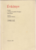 Scheiber Sándor - Évkönyv 1981/82