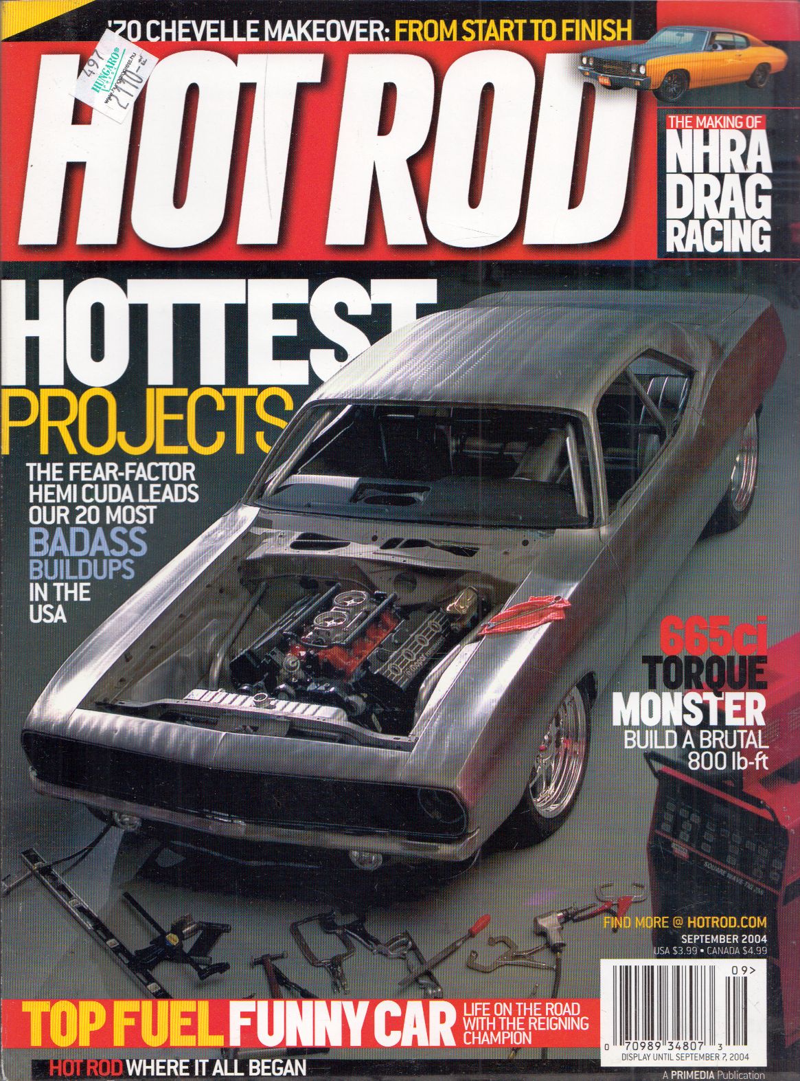 David Freiburger - Hot Rod 2004 September David Freiburger - Hot Rod 2004 September, Boulder, Colorado 2004 antikvár könyv