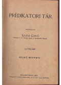 Szász Gerő - Prédikátori tár