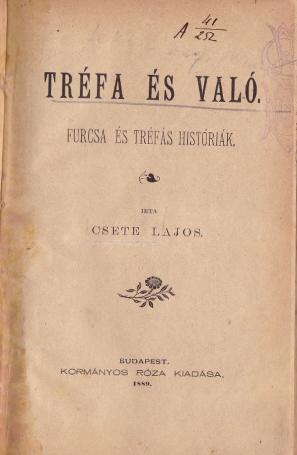 Csete Lajos - Tréfa és való Csete Lajos - Tréfa és való, null Ismeretlen antikvár könyv
