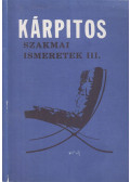 Bálint Oszkár - Kárpitos szakmai ismeretek III.