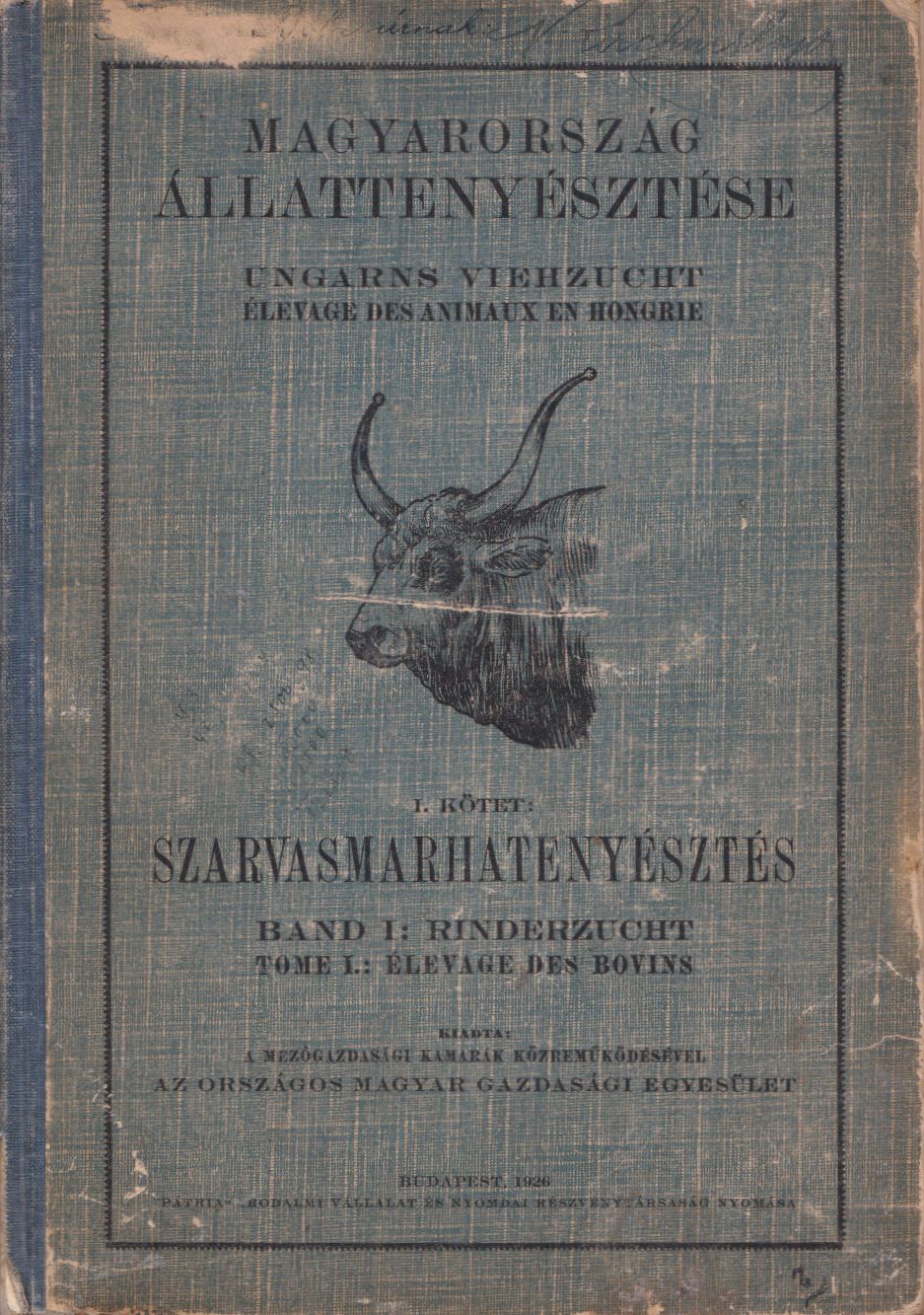 Dr. Wellmann Oszkár - Szarvasmarhatenyésztés