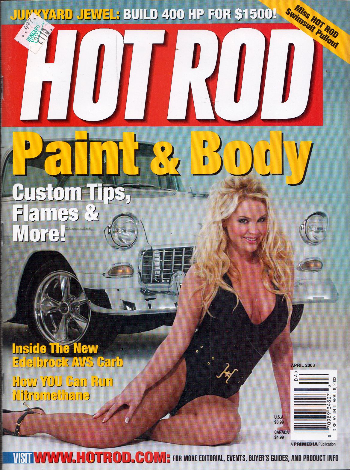 David Freiburger - Hot Rod 2003 April David Freiburger - Hot Rod 2003 April, Boulder, Colorado 2003 antikvár könyv