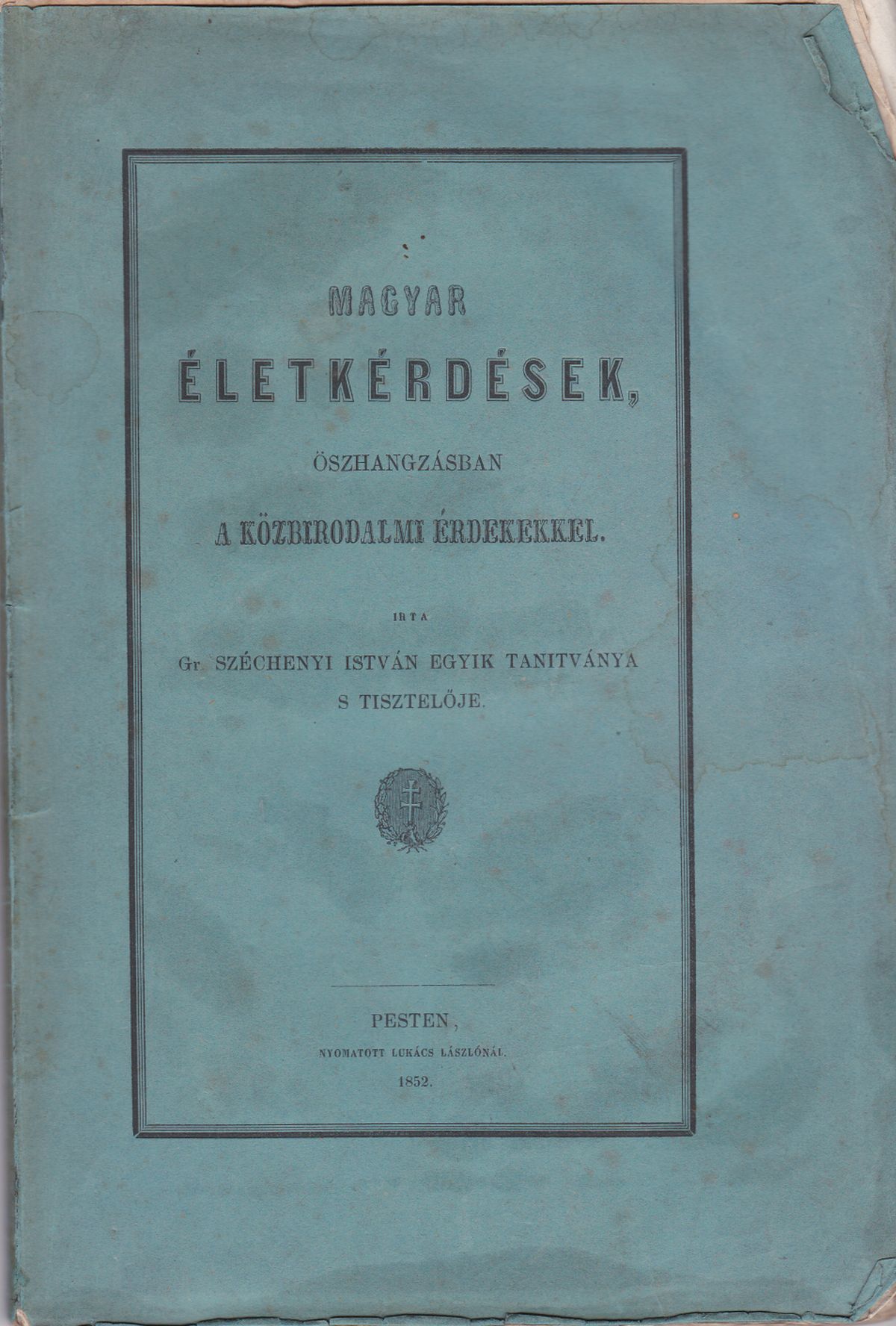 Török János - Magyar életkérdések, öszhangzásban a közbirodalmi érdekekkel Török János - Magyar életkérdések, öszhangzásban a közbirodalmi érdekekkel, null 0 antikvár könyv