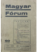 Kun Zsigmond - Magyar Fórum I. évf. 3. szám - 1938. augusztus-szeptember