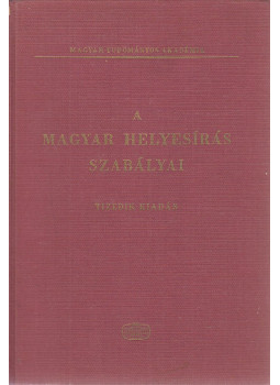  - A magyar helyesírás szabályai, Budapest 1974 antikvár könyv