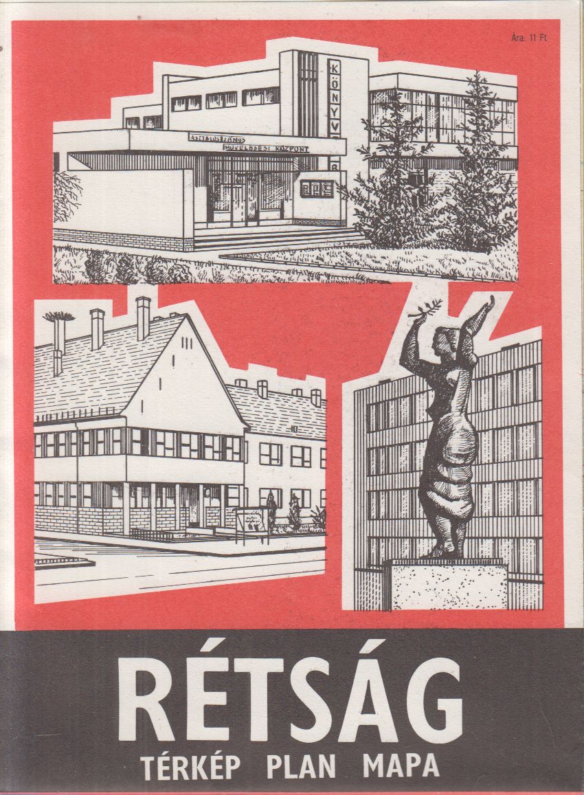 - Rétság térkép - Rétság térkép, Budapest 1983 antikvár könyv