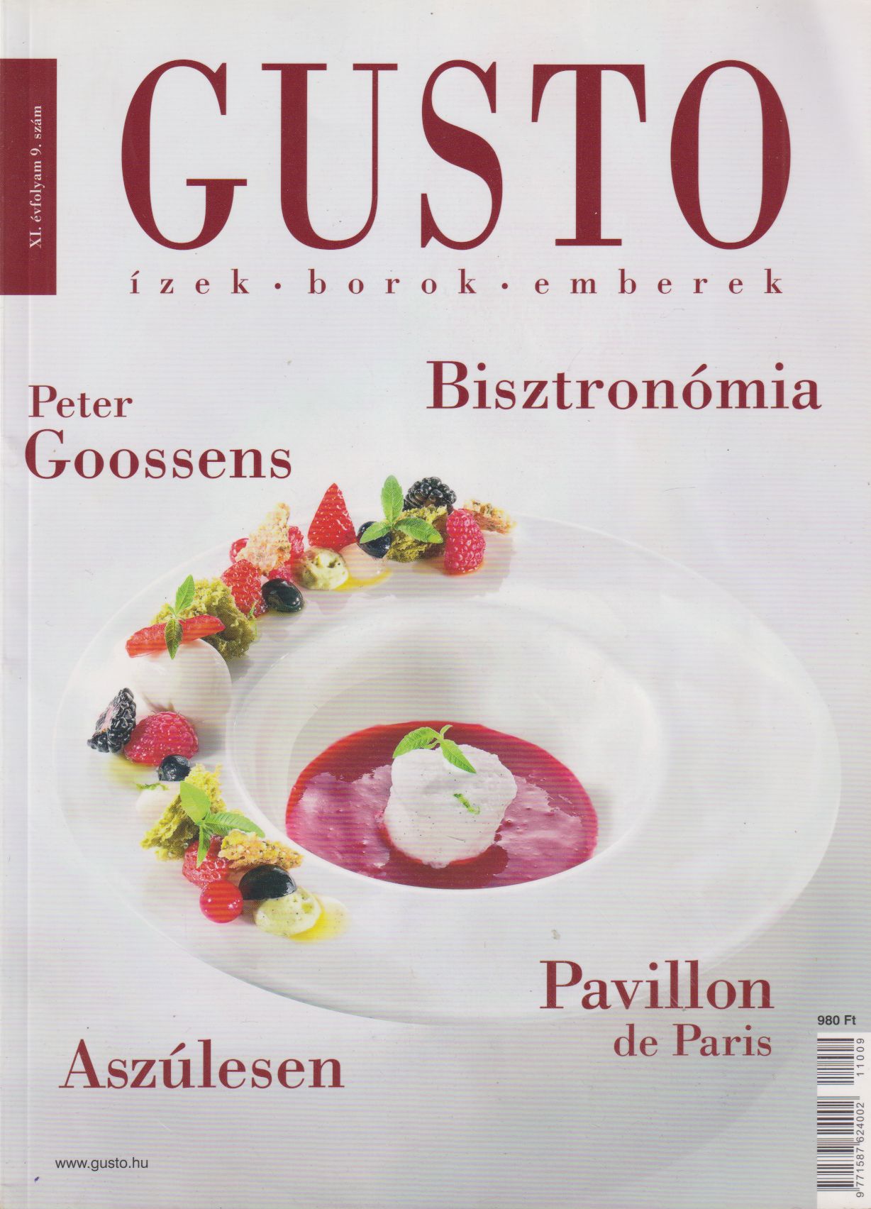 null - Gusto 2011/9. null - Gusto 2011/9., Csomád 2011 antikvár könyv
