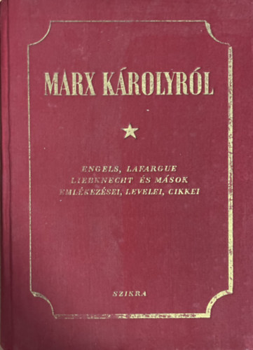 Engels - Marxról és a marxizmusról, null 1950 antikvár könyv
