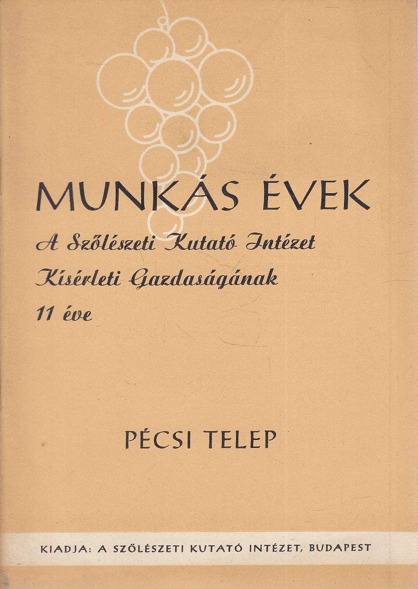dr. Szabó-Jilek Jenő (szerk.) - Munkás évek - Pécsi telep dr. Szabó-Jilek Jenő (szerk.) - Munkás évek - Pécsi telep, Budapest Ismeretlen antikvár könyv