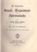 Louis Edgar Andés - Die Fabrikation Kopal-, Terpentinöl- und Spirituslacke