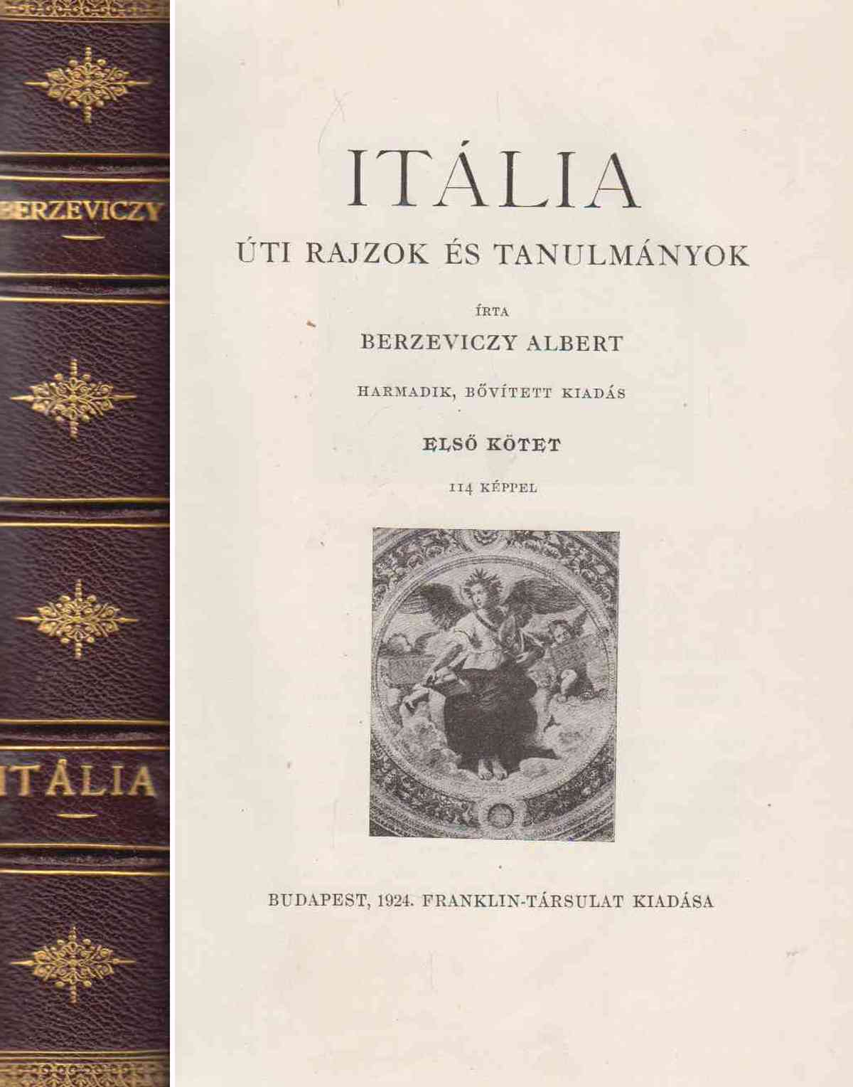 Berzeviczy Albert - Itália
