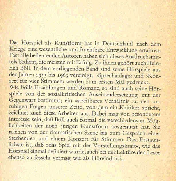 Heinrich Böll - Zum Tee bei Dr. Bosrig - Höspiele