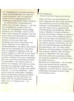 GRIMMELSHAUSEN, HANS JAKOB CHRISTOFFEL VON - Der abenteuerliche Simplizissimus GRIMMELSHAUSEN, HANS JAKOB CHRISTOFFEL VON - Der abenteuerliche Simplizissimus, Bécs 1975 antikvár könyv