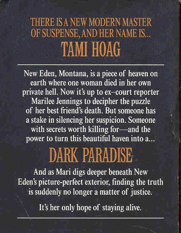 Hoag, Tami - Dark Paradise