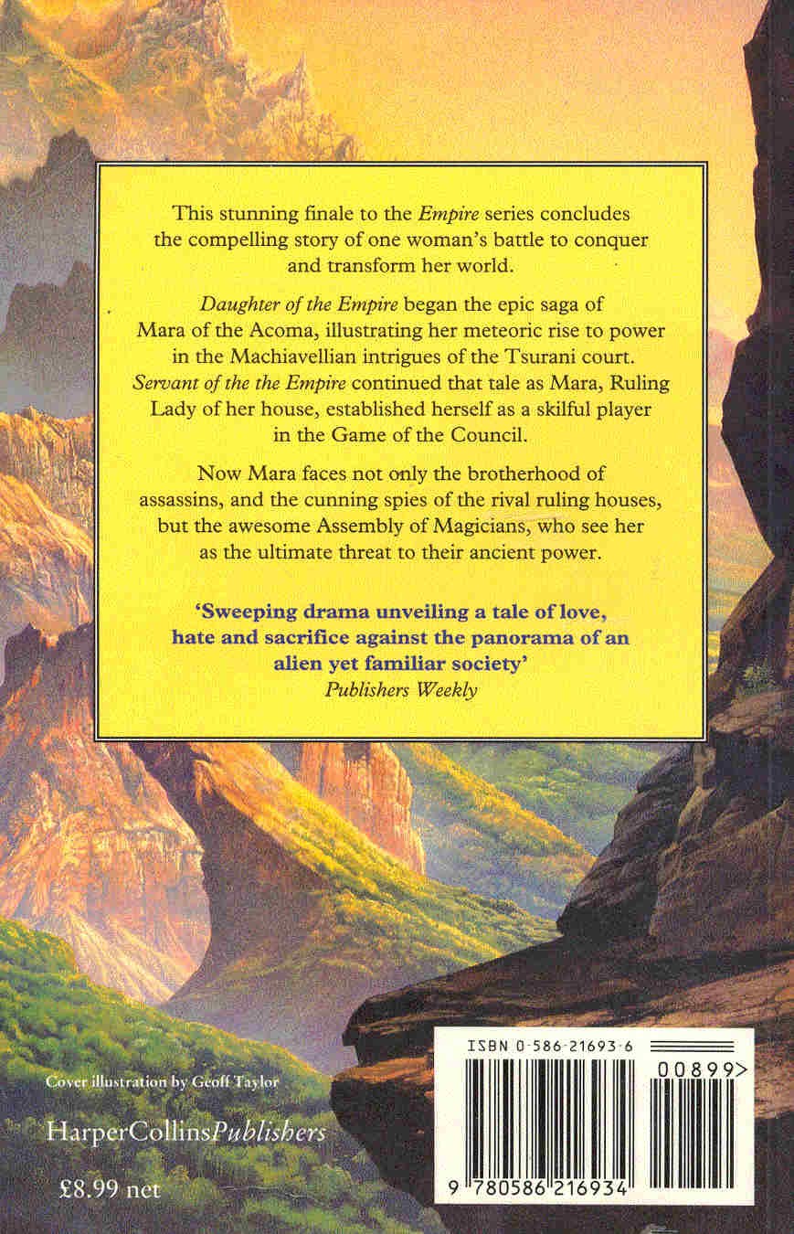 FEIST, RAYMOND E. - WURTS, JANNY - Mistress of the Empire