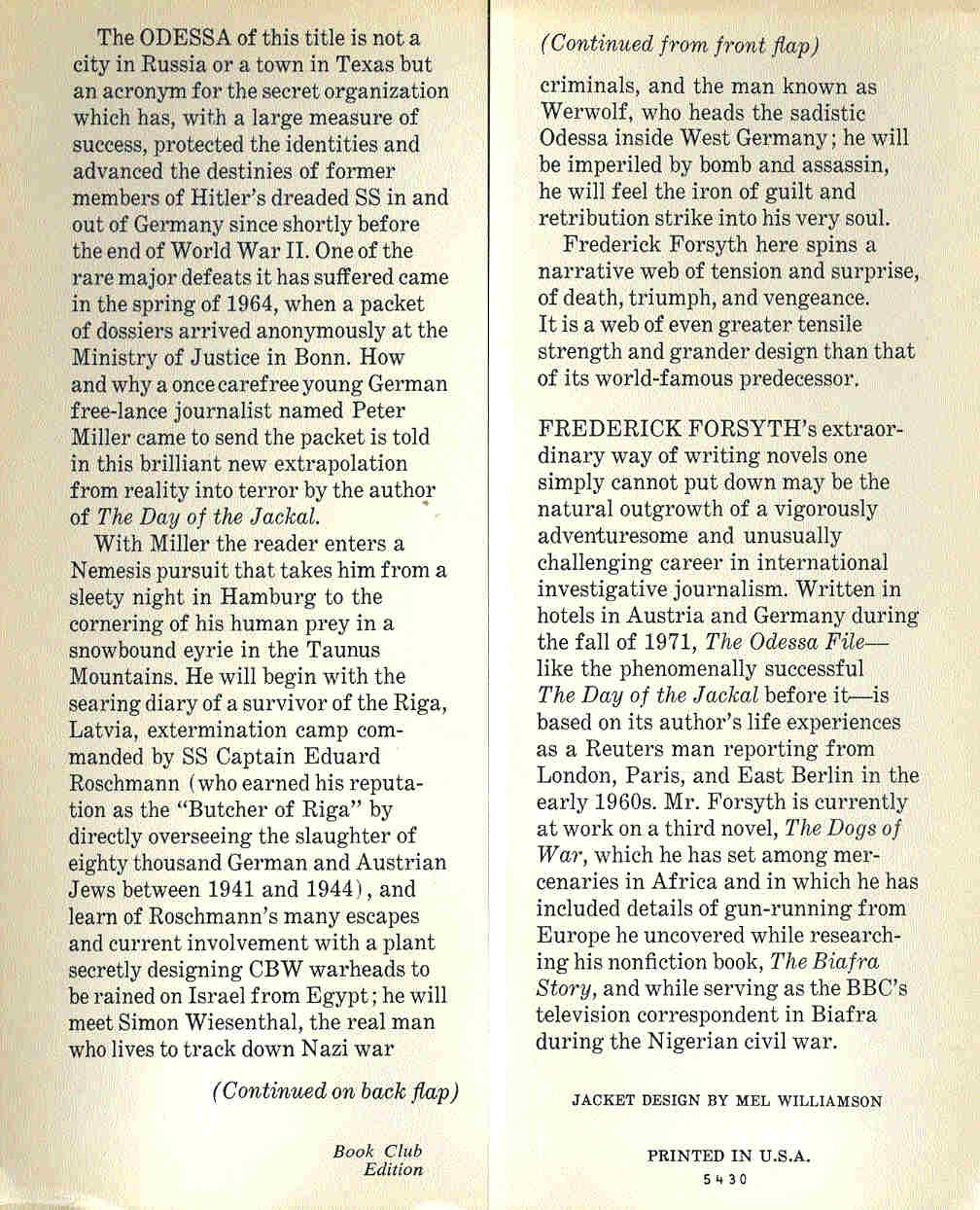 Frederick Forsyth - The Odessa File