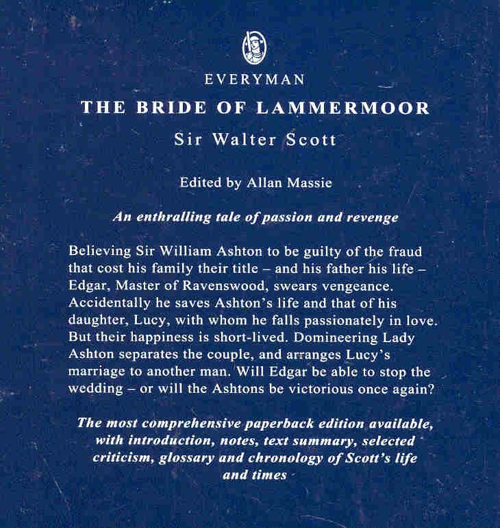 Walter Scott - The Bride of Lammermoor