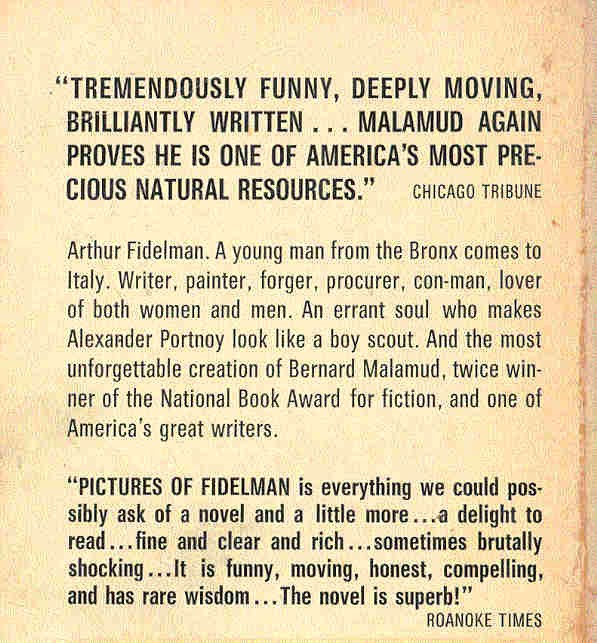 Bernard Malamud - Pictures of Fidelman