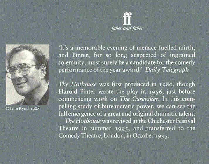 Pinter, Harold - The Hothouse