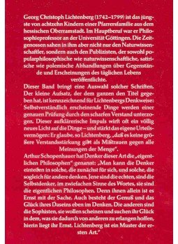 Lichtenberg, Georg Christoph - Ƙber die Macht der Liebe und andere Schriften, null 1994 antikvár könyv