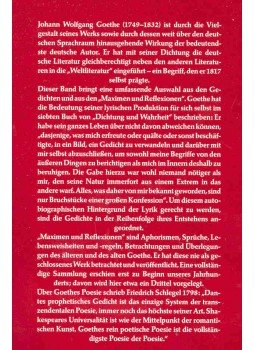 Johann Wolfgang Goethe - Gedichte, Maximen und Reflexionen Johann Wolfgang Goethe - Gedichte, Maximen und Reflexionen, null 0 antikvár könyv