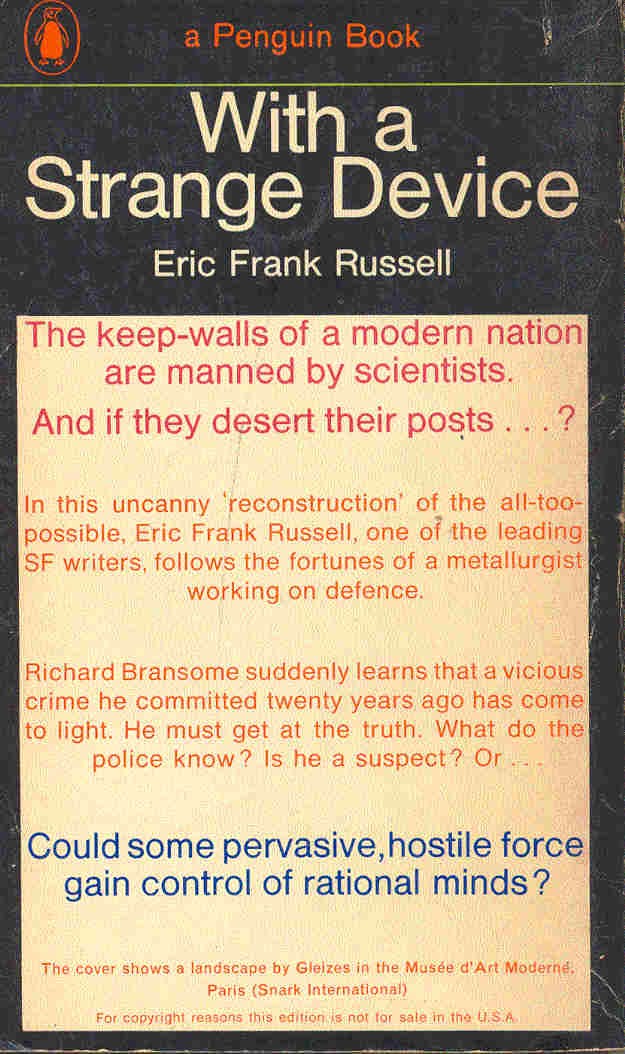 Russell, Eric Frank - With a Strange Device