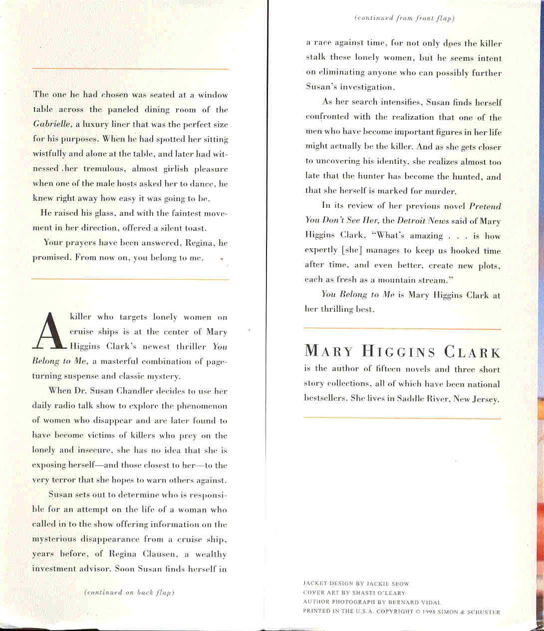 Mary Higgins Clark - You Belong to Me