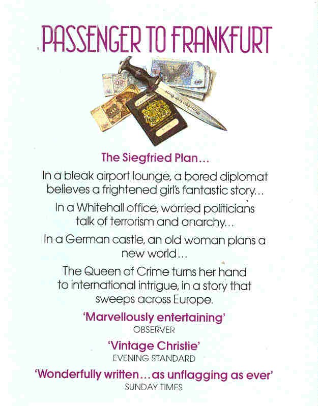 Agatha Christie - Passenger to Frankfurt