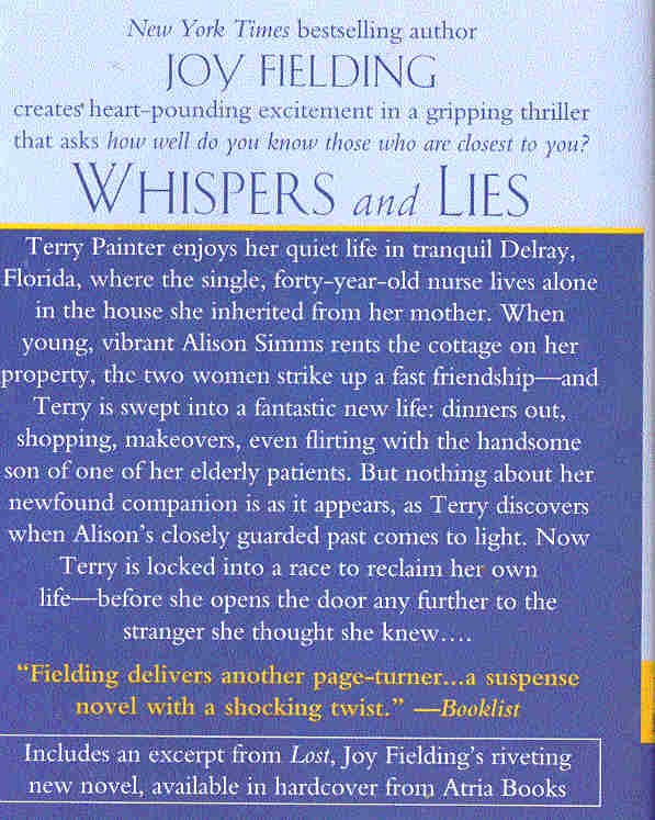 Fielding, Joy - Whispers and Lies