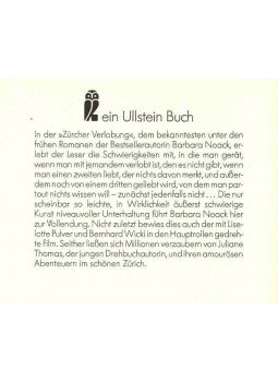 NOACK, BARBARA - Die Zürcher Verlobung NOACK, BARBARA - Die Zürcher Verlobung, null 1979 antikvár könyv