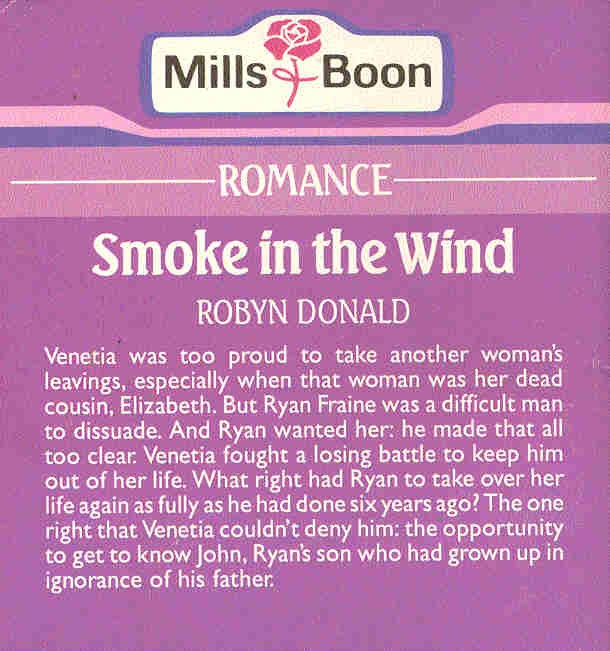 Donald, Robyn - Smokie in the Wind