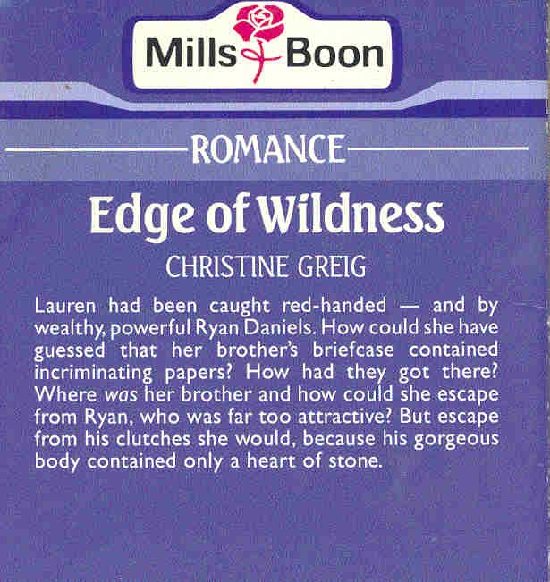 Greig, Christine - Edge of Wildness