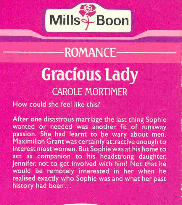 Mortimer, Carole - Gracious Lady