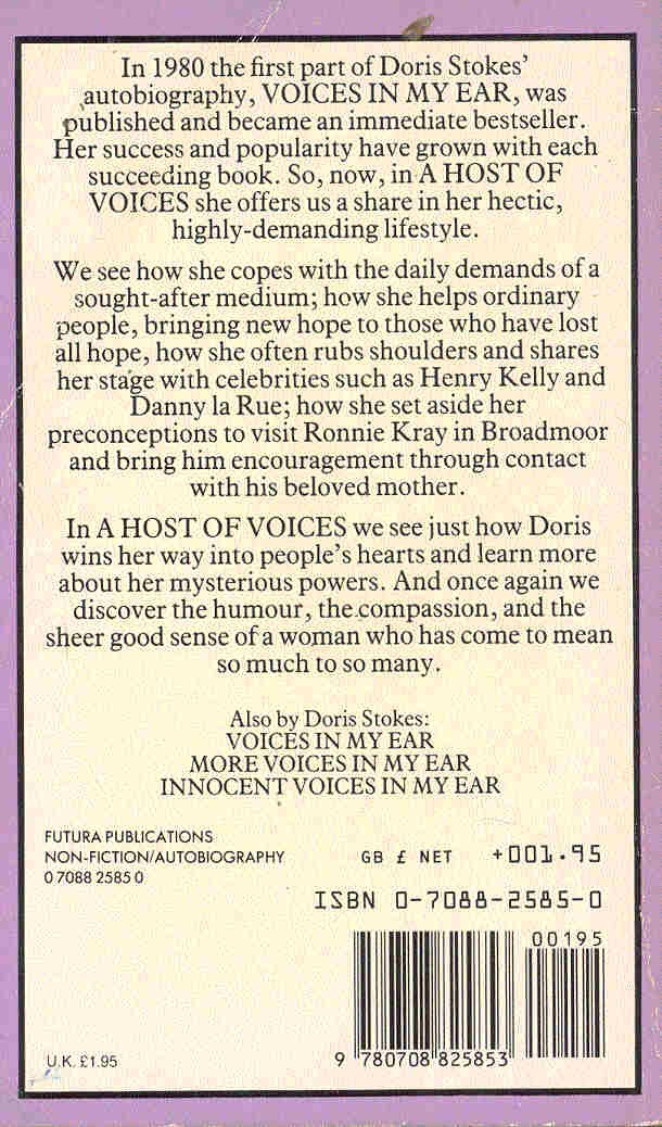 STOKES, DORIS - A Host of Voices