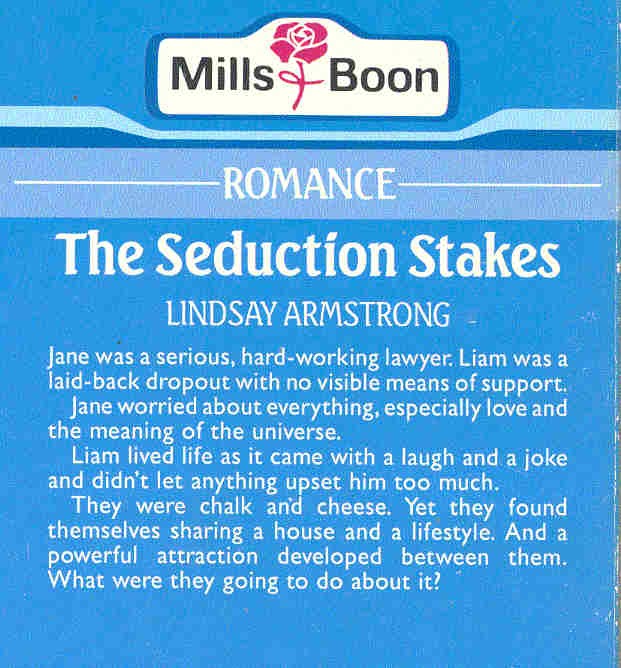 Armstrong, Lindsay - The Seduction Stakes