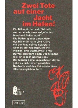 Gardner, Erle Stanley - Das Rätsel der tanzenden Jacht (Eredeti cím: The Case of the Turning Tide), null 1973 antikvár könyv