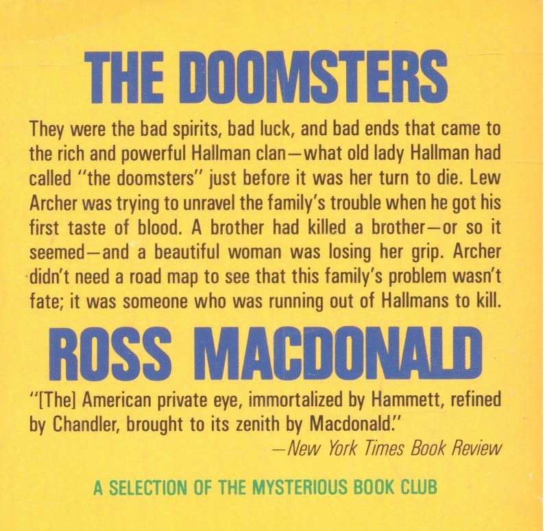 Ross MacDONALD - The Doomsters