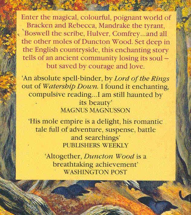 HORWOOD, WILLIAM - Duncton Wood