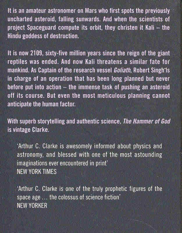 Arthur C. Clarke  - The Hammer of God