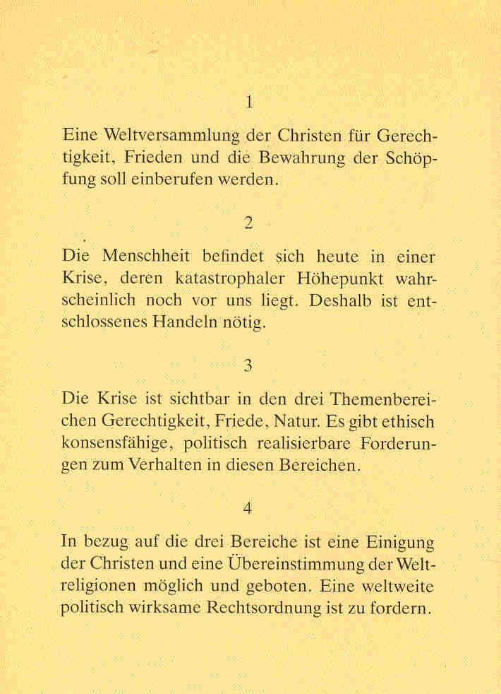 Weizsäcker, Carl Friedrich von - Die Zeit drängt
