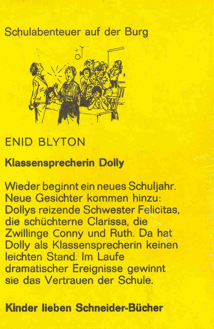 Blyton, Enid - Klassensprecherin Dolly (Eredeti cím: Upper Fourth at Malory Towers)