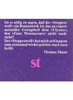 Hermann Hesse - Der Steppenwolf Hermann Hesse - Der Steppenwolf, null 1975 antikvár könyv